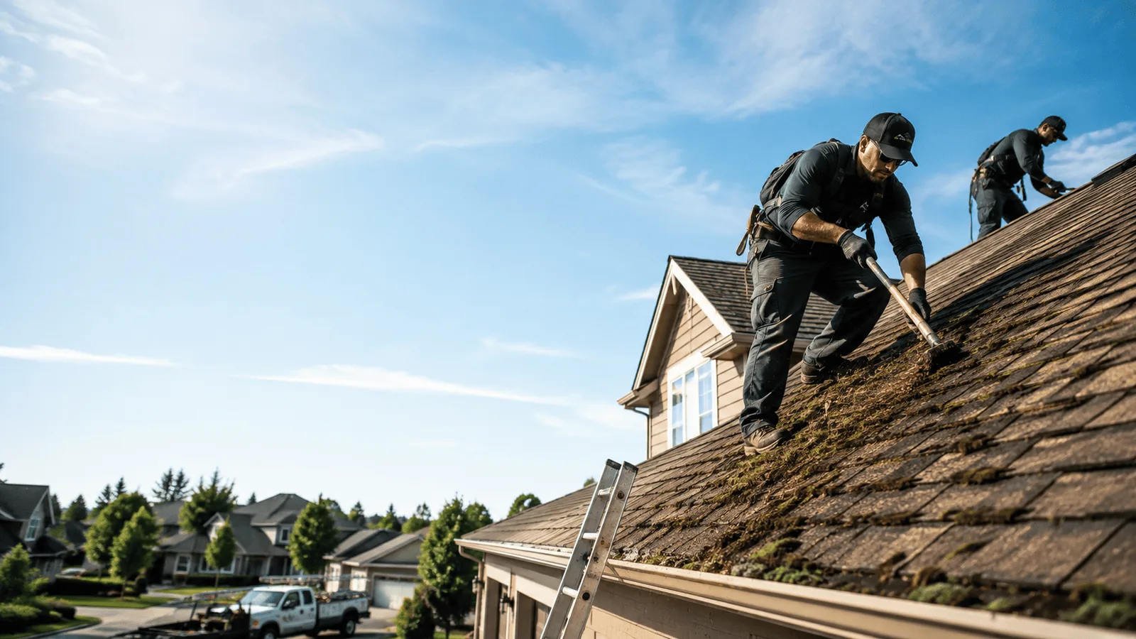 Roof Moss Removal in Wilmette, IL near me